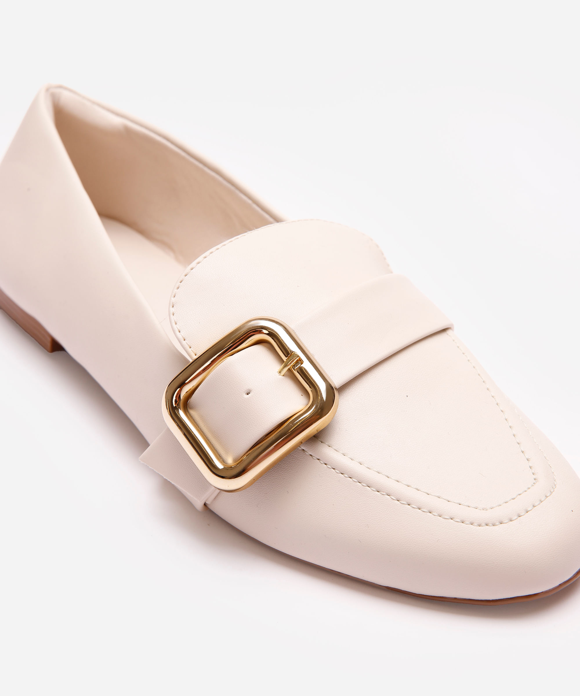 mocassim com fivela oneself off white
