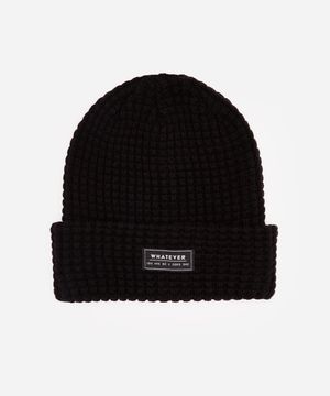 gorro masculino texturizado preto