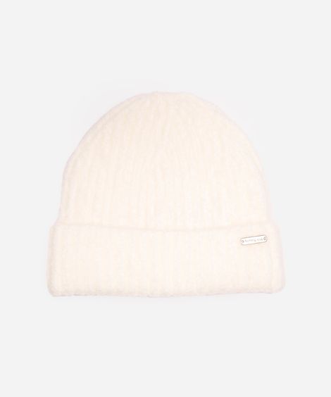gorro masculino de felpa off white