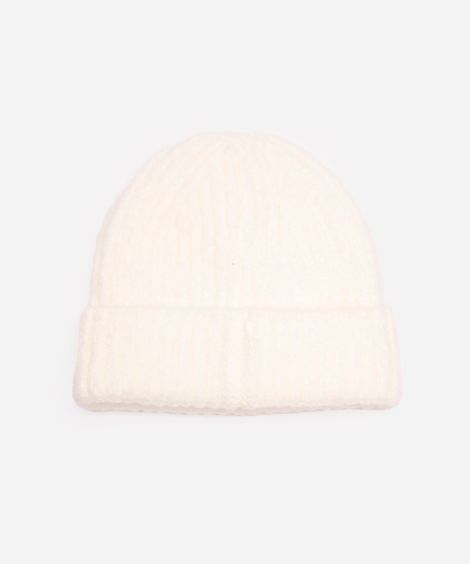 gorro masculino de felpa off white