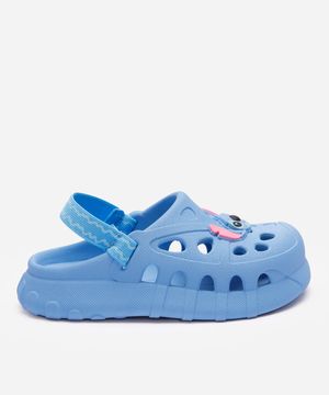 babuche infantil stitch azul