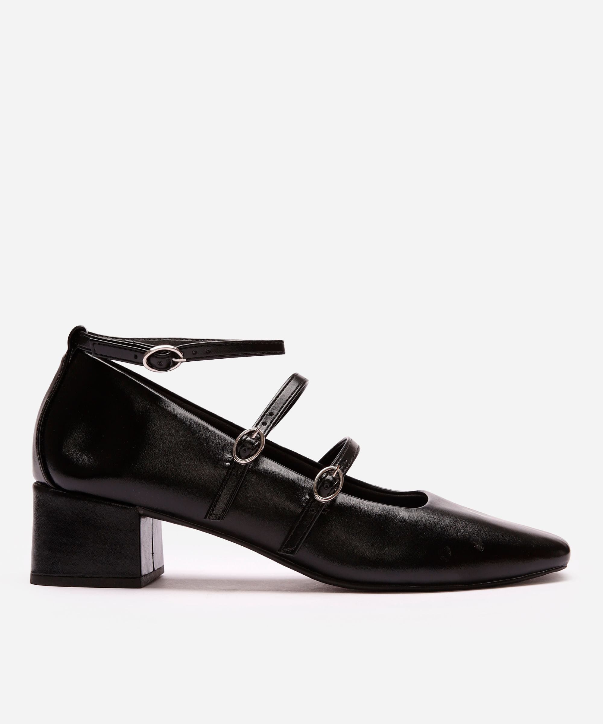scarpin boneca salto bloco oneself - preto