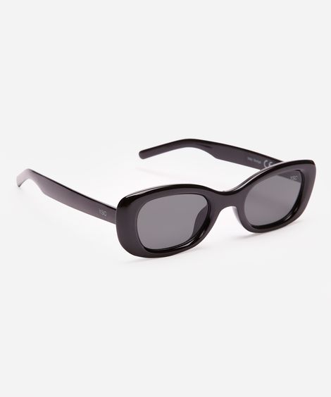 óculos de sol feminino oval preto