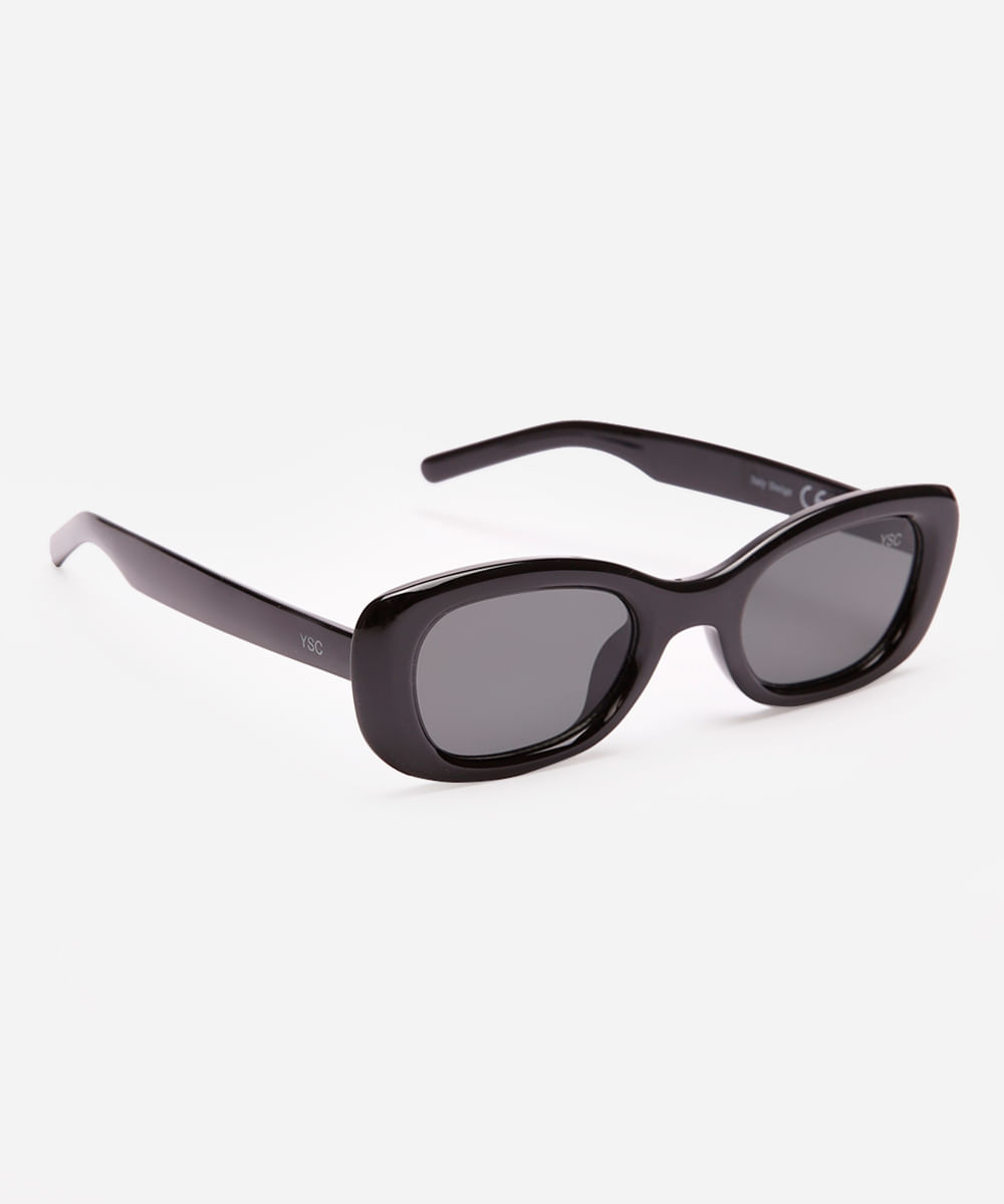 óculos de sol feminino oval preto