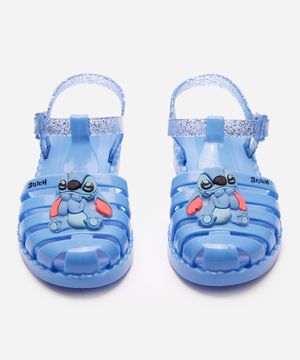 sandália fechada infantil stitch transparente