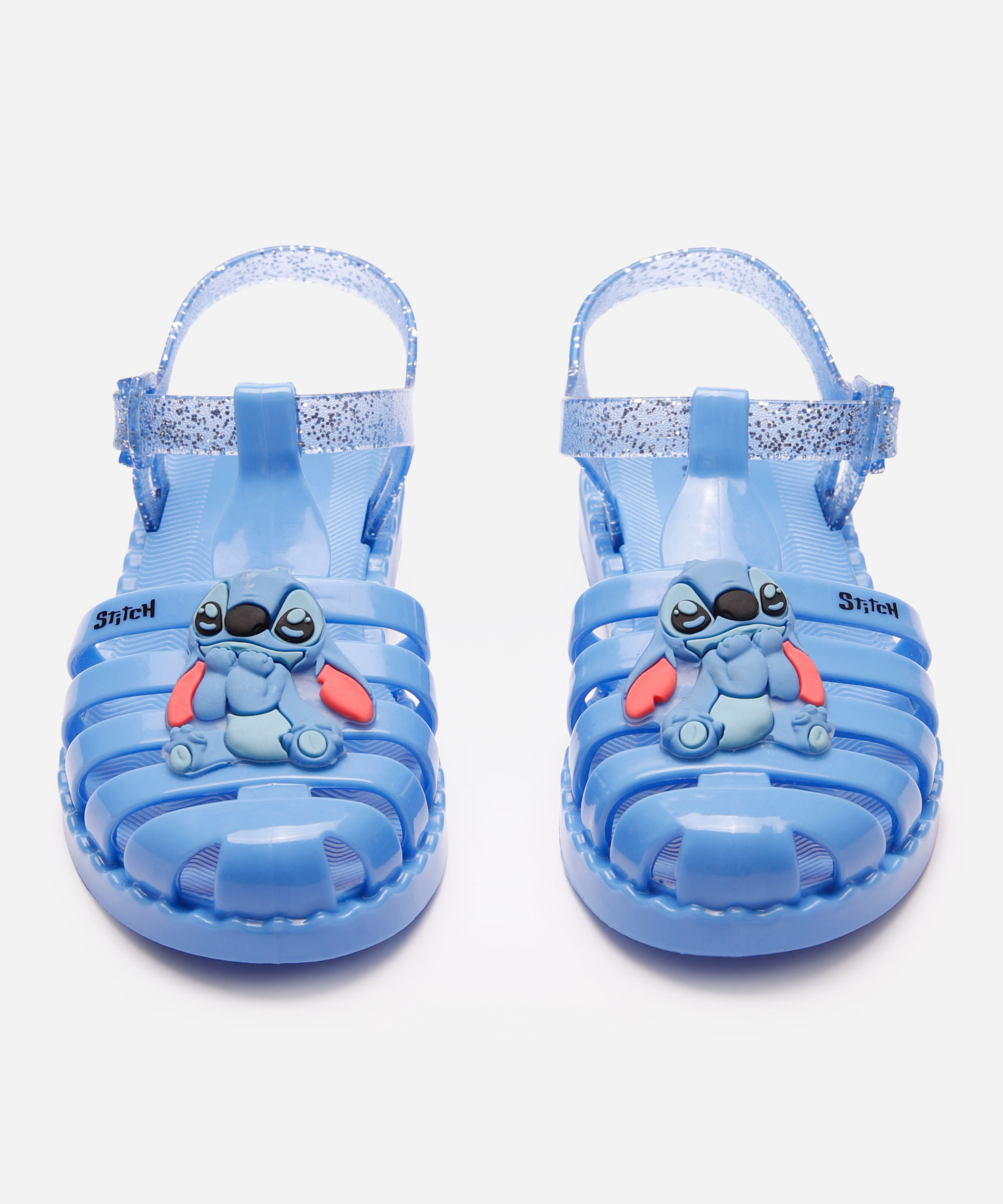 sandália fechada infantil stitch transparente