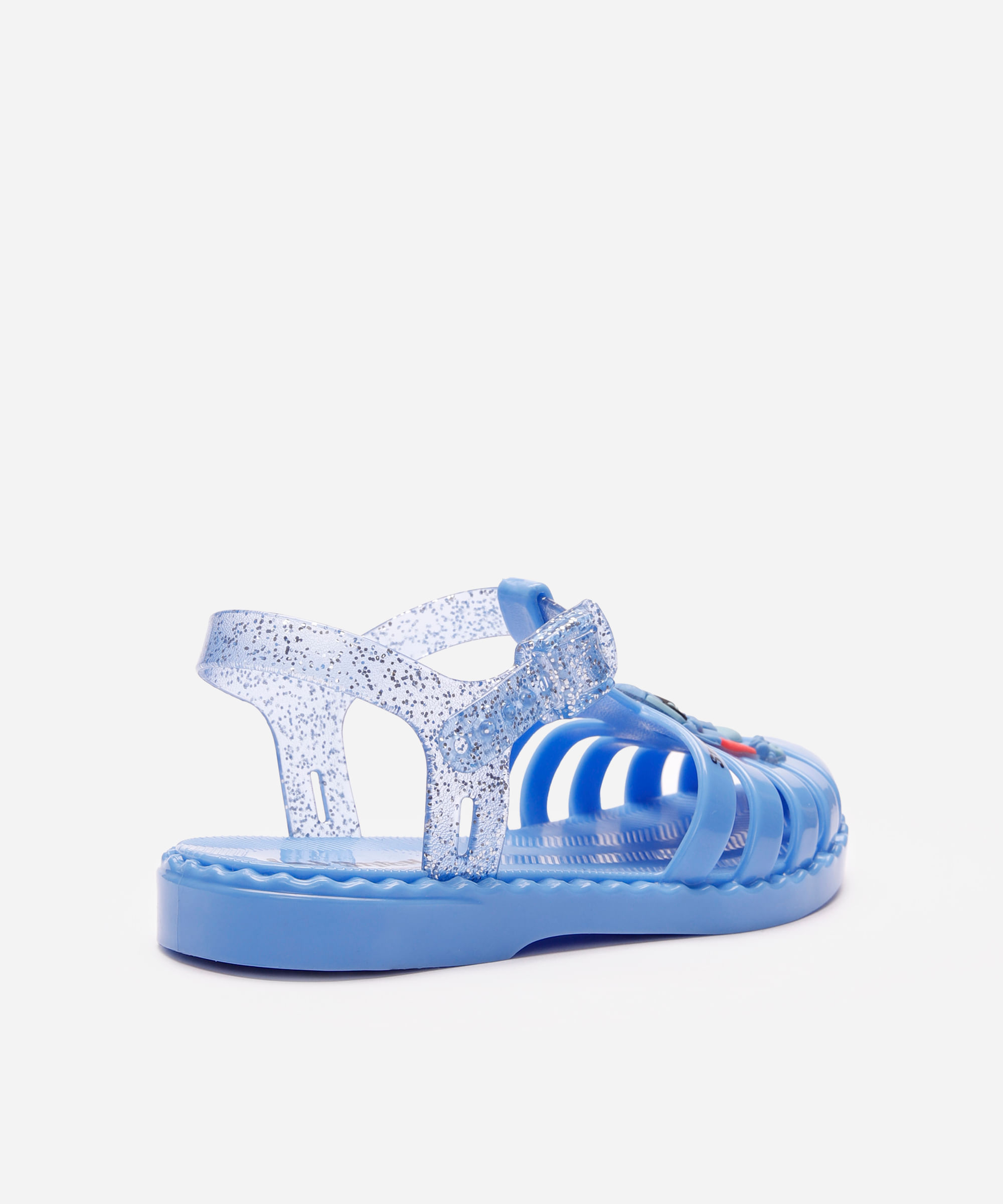 sandália fechada infantil stitch transparente