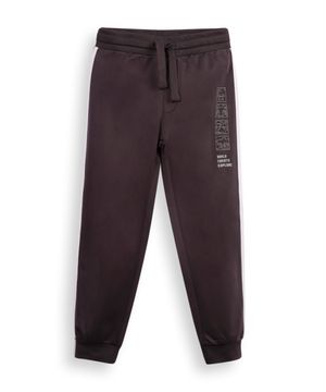 calça jogger infantil com listra minecraft cinza