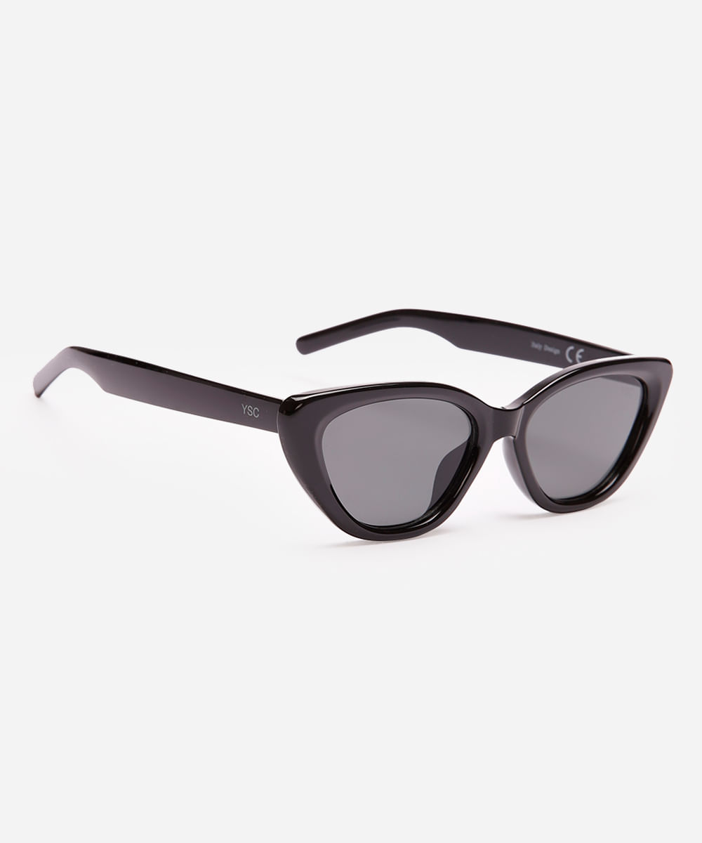 óculos de sol feminino gatinho preto