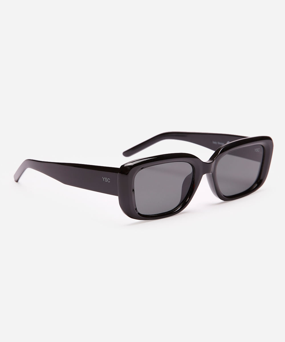 óculos de sol quadrado feminino preto
