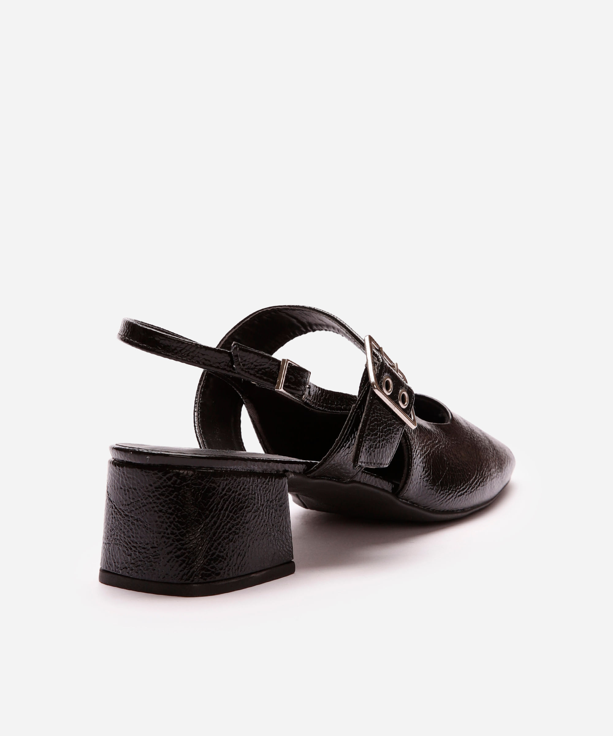 scarpin boneca com ilhós oneself preto