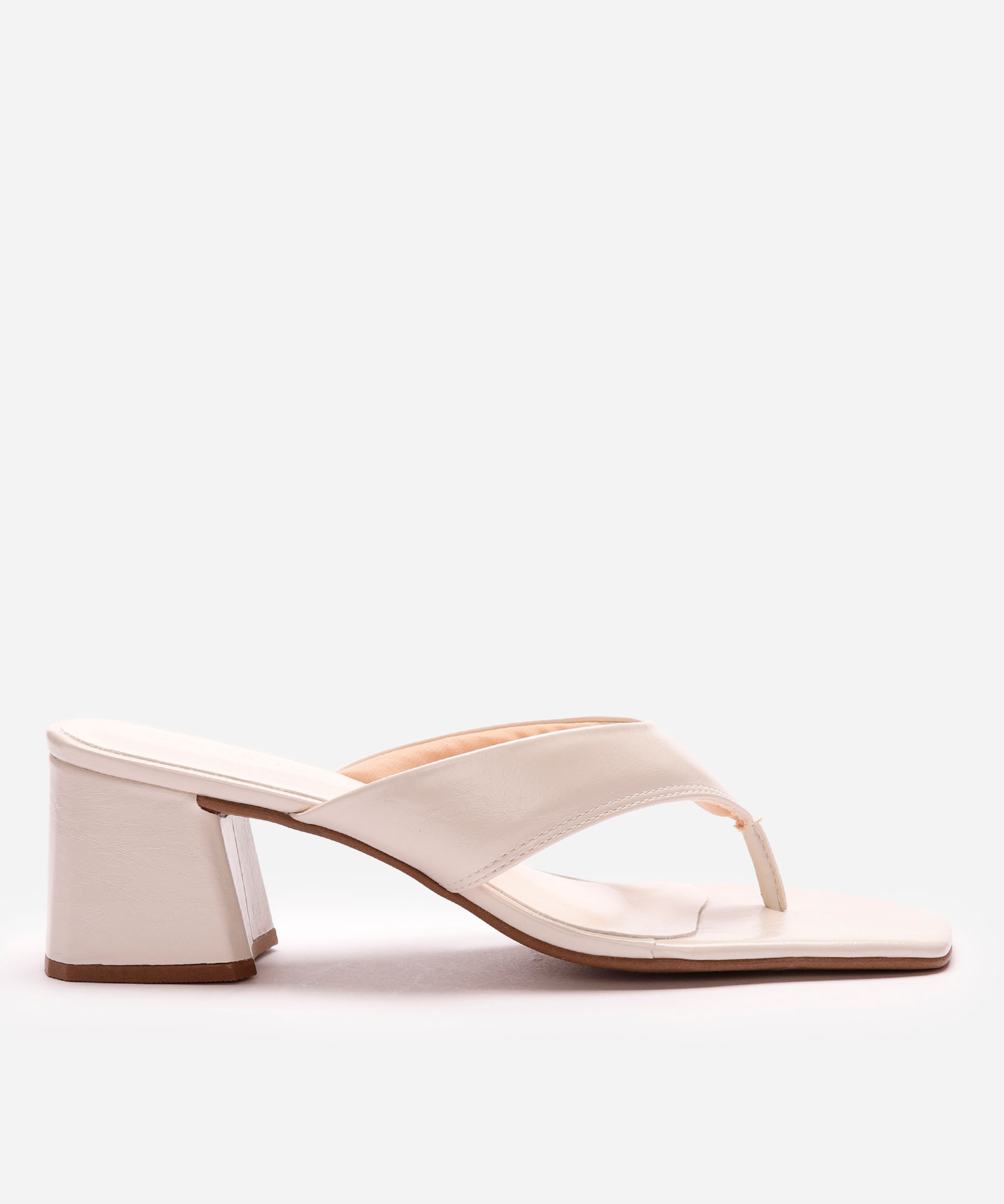 tamanco bico quadrado oneself off white