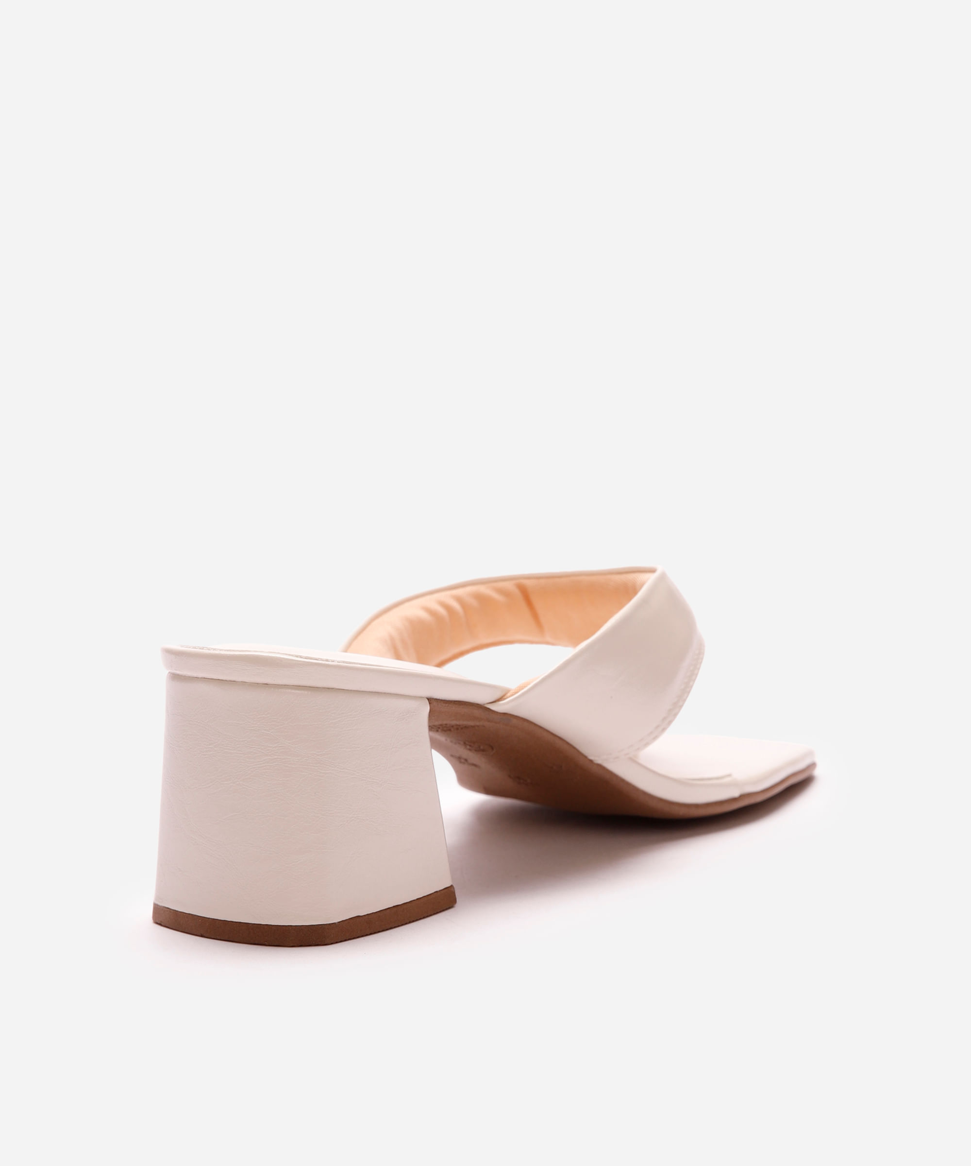tamanco bico quadrado oneself off white