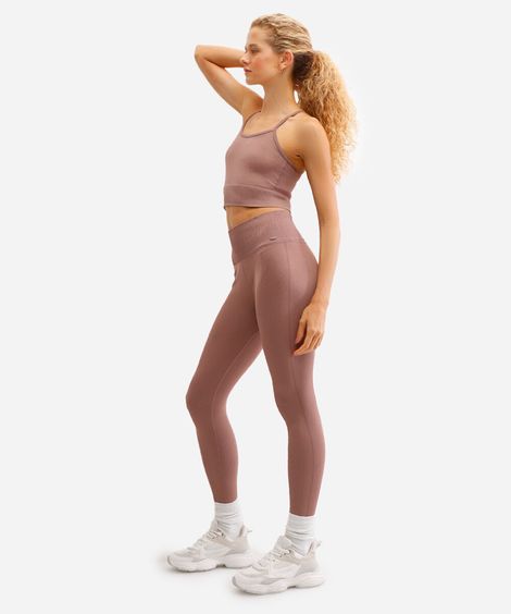 calça legging esportiva ace sem costura rosa