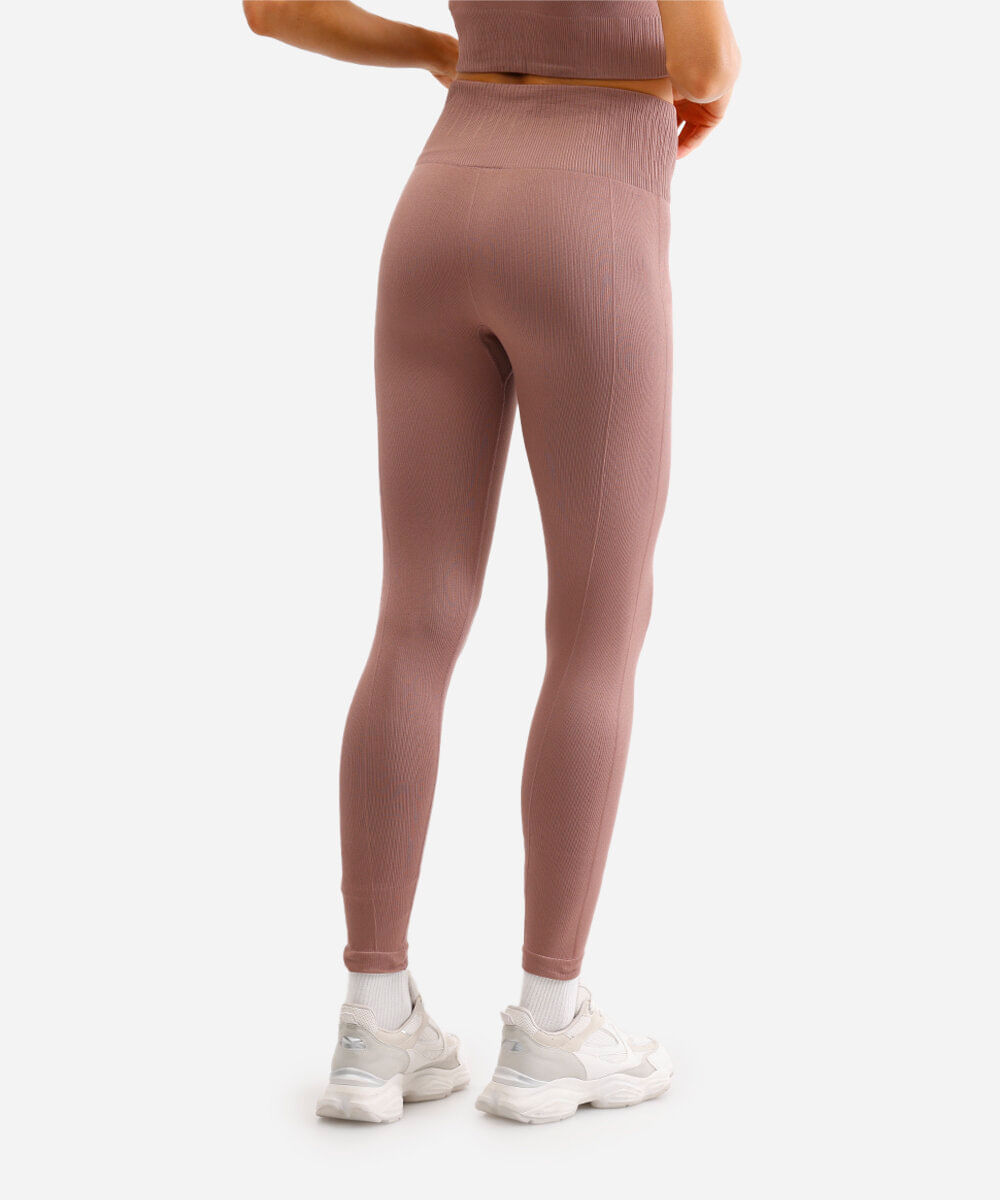 calça legging esportiva ace sem costura rosa