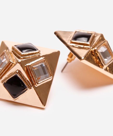 brinco vintage mindset dourado