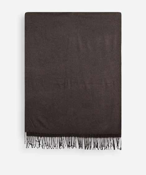 cachecol masculino de tricot básico cinza