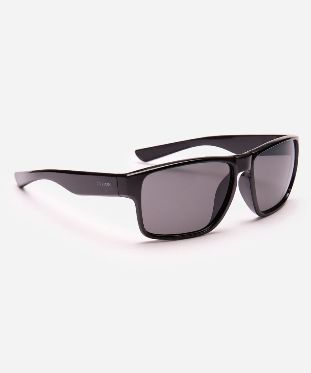 óculos de sol masculino quadrado triton preto