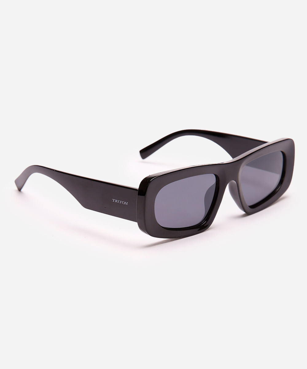óculos de sol feminino quadrado triton preto