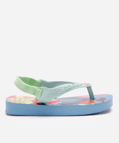 chinelo havaianas infantil peppa pig azul