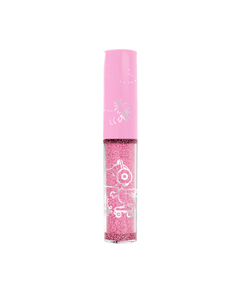 lip gloss snoopy ticiane pinheiro mousse de morango rosa