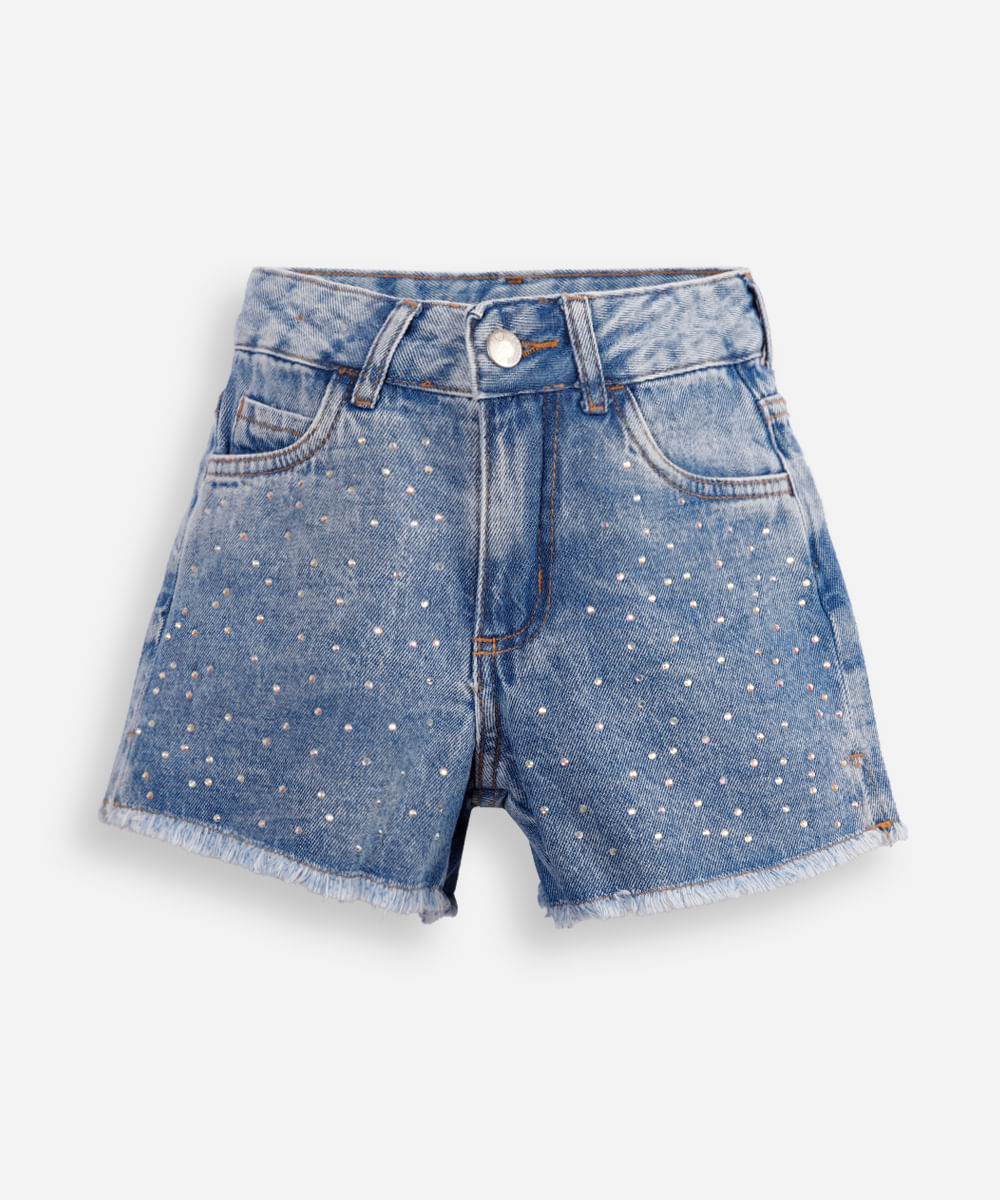 Jeans Infantil Short Jeans Da C&a KIDPIK Girls Pocket Studded