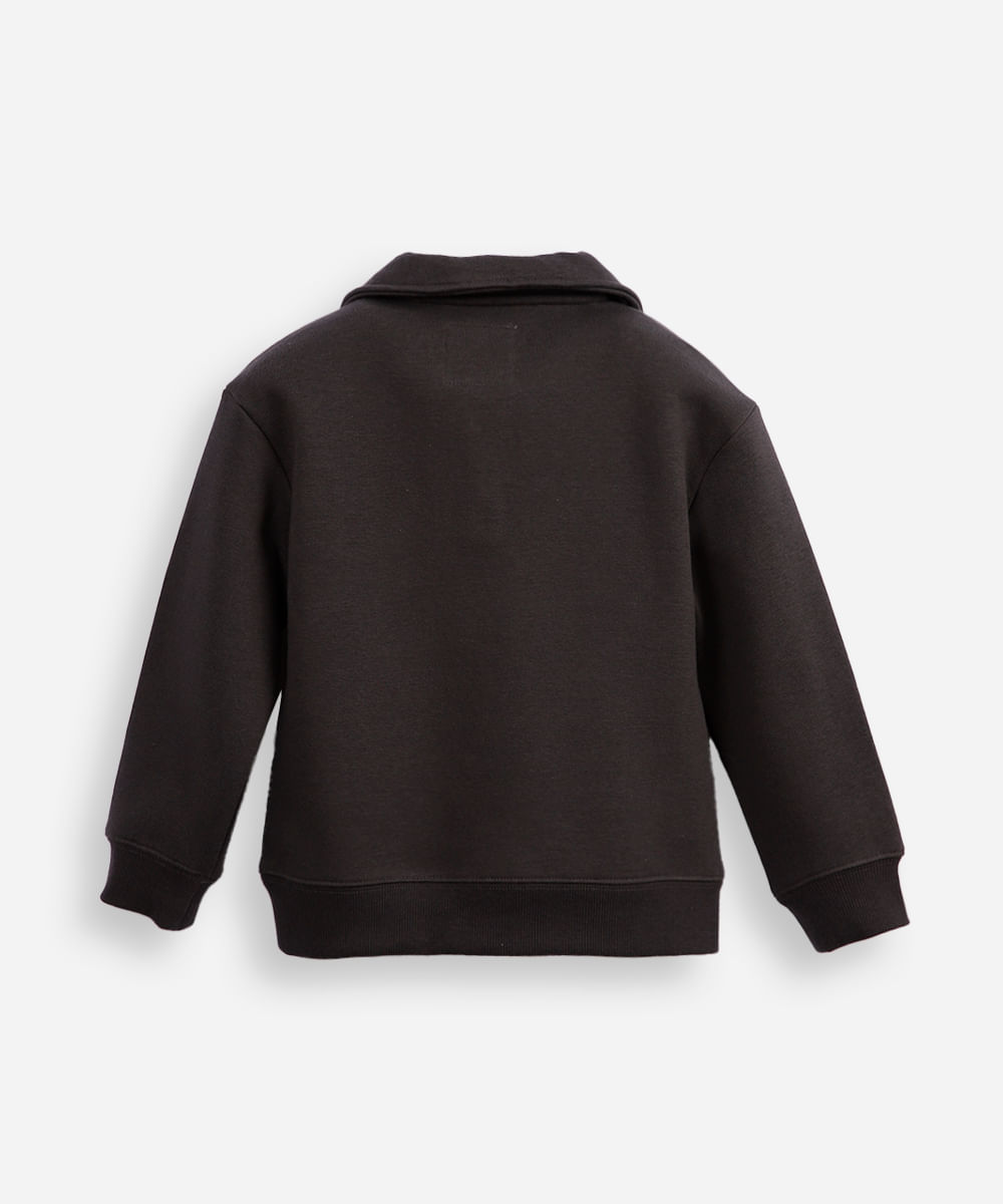 blusão de moletom infantil los angeles cinza