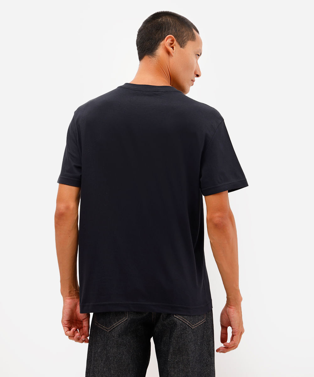 camiseta masculina de algodão homem aranha preta