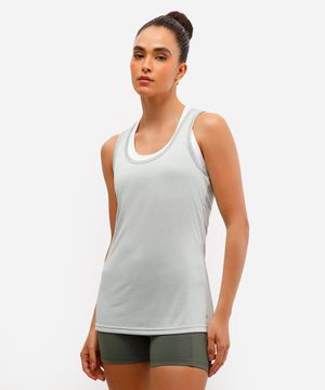 regata esportiva ace básica decote nadador cinza