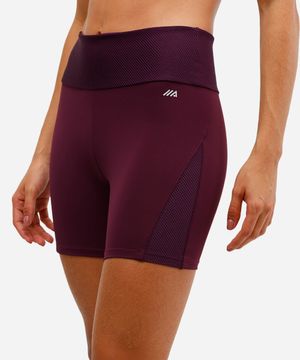 bermuda de poliamida speed esportiva ace roxa