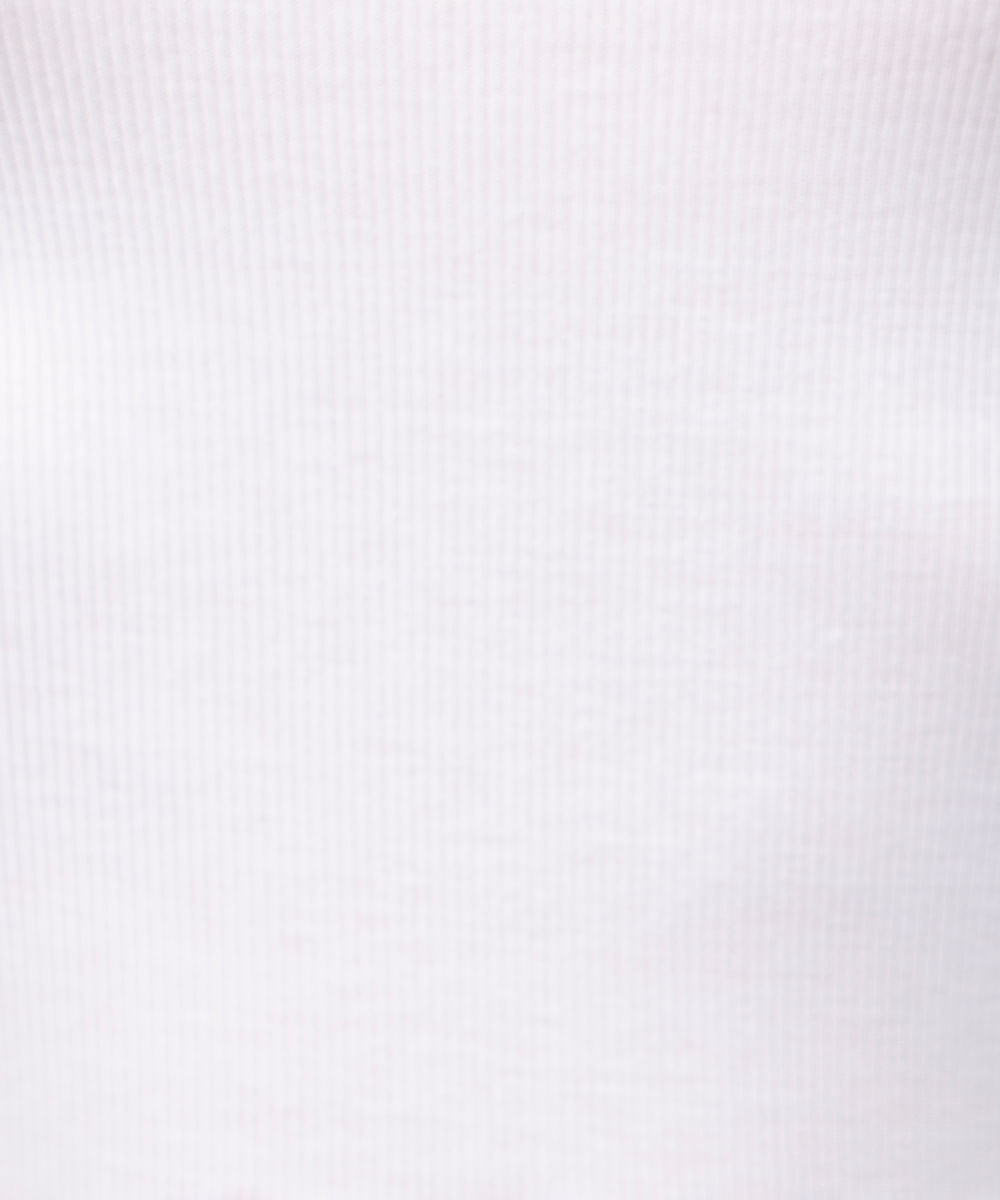 blusa long top feminina manga longa canelada mindset branca