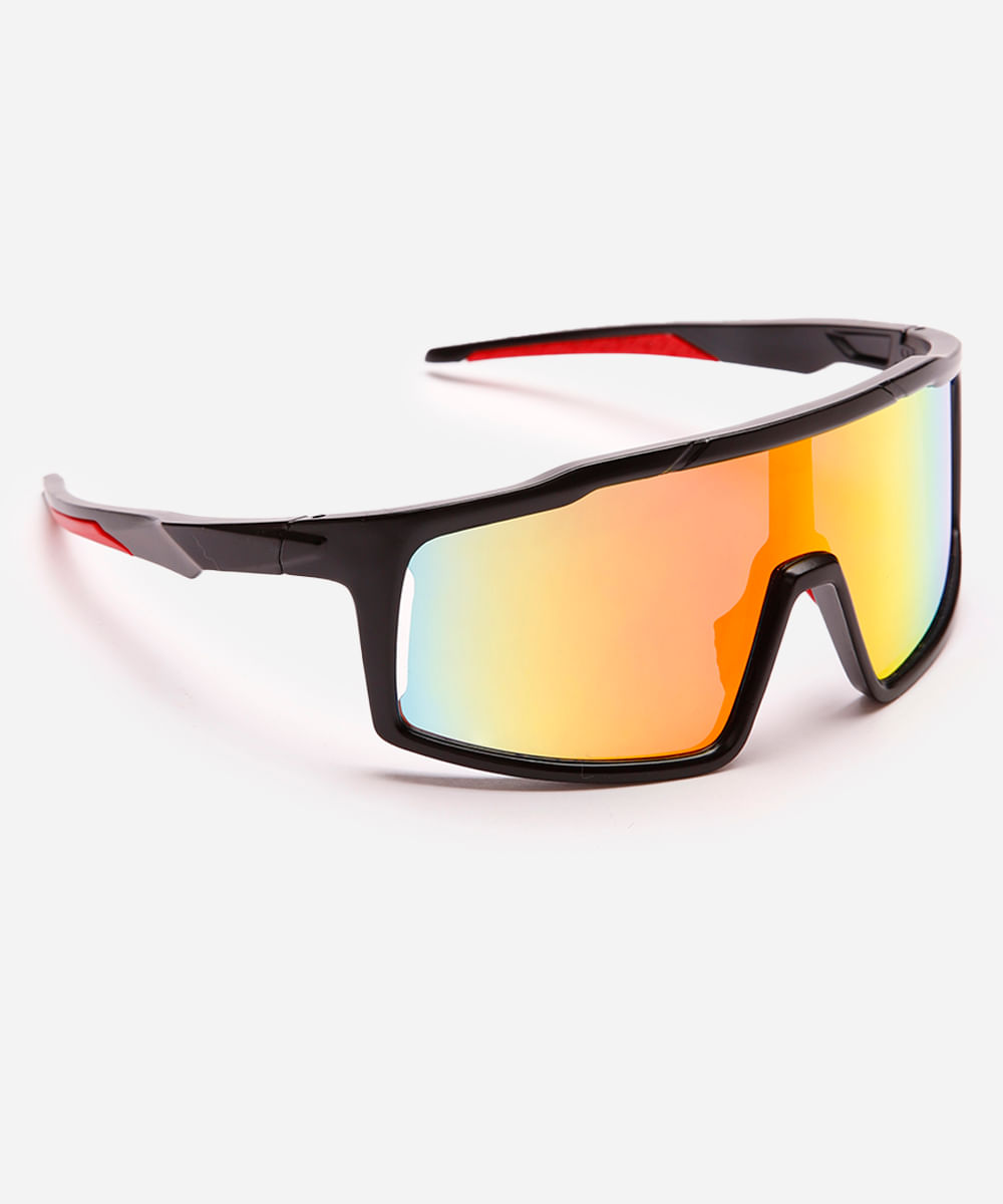 óculos de sol esportivo ace unissex preto