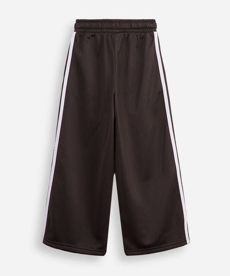 calça reta infantil com listra cinza
