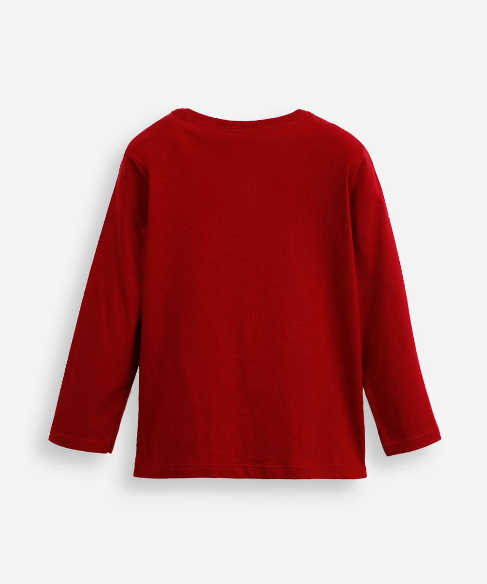 blusa de algodão infantil manga longa homem aranha bege