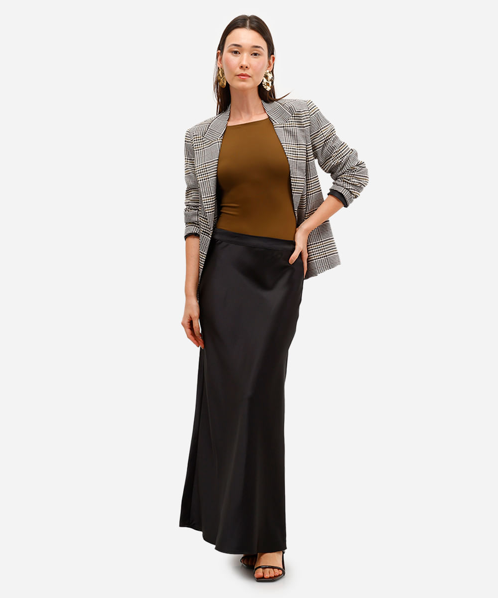 body feminino de poliamida manga curta marrom