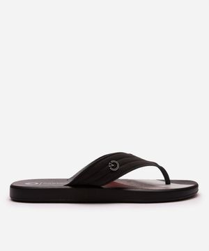 chinelo emborrachado montreal cartago preto - cinza