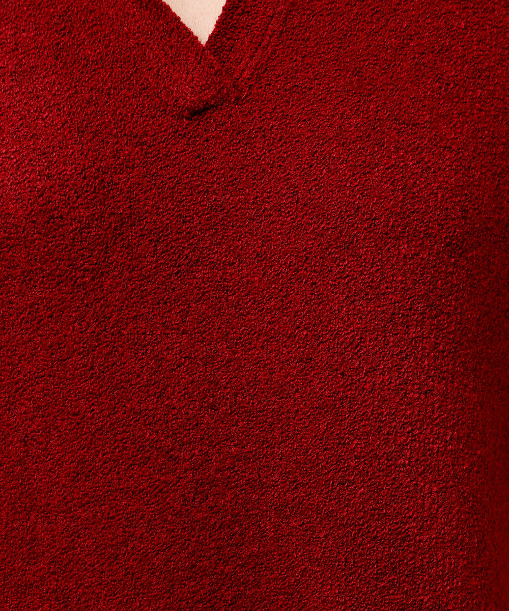 polo feminina de tricot mindset vinho
