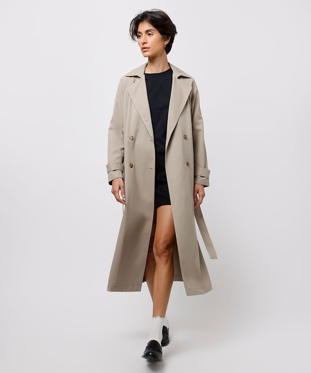 Trench Sobretudo Feminino Lojas C&a Casaco Trench Coat 2025