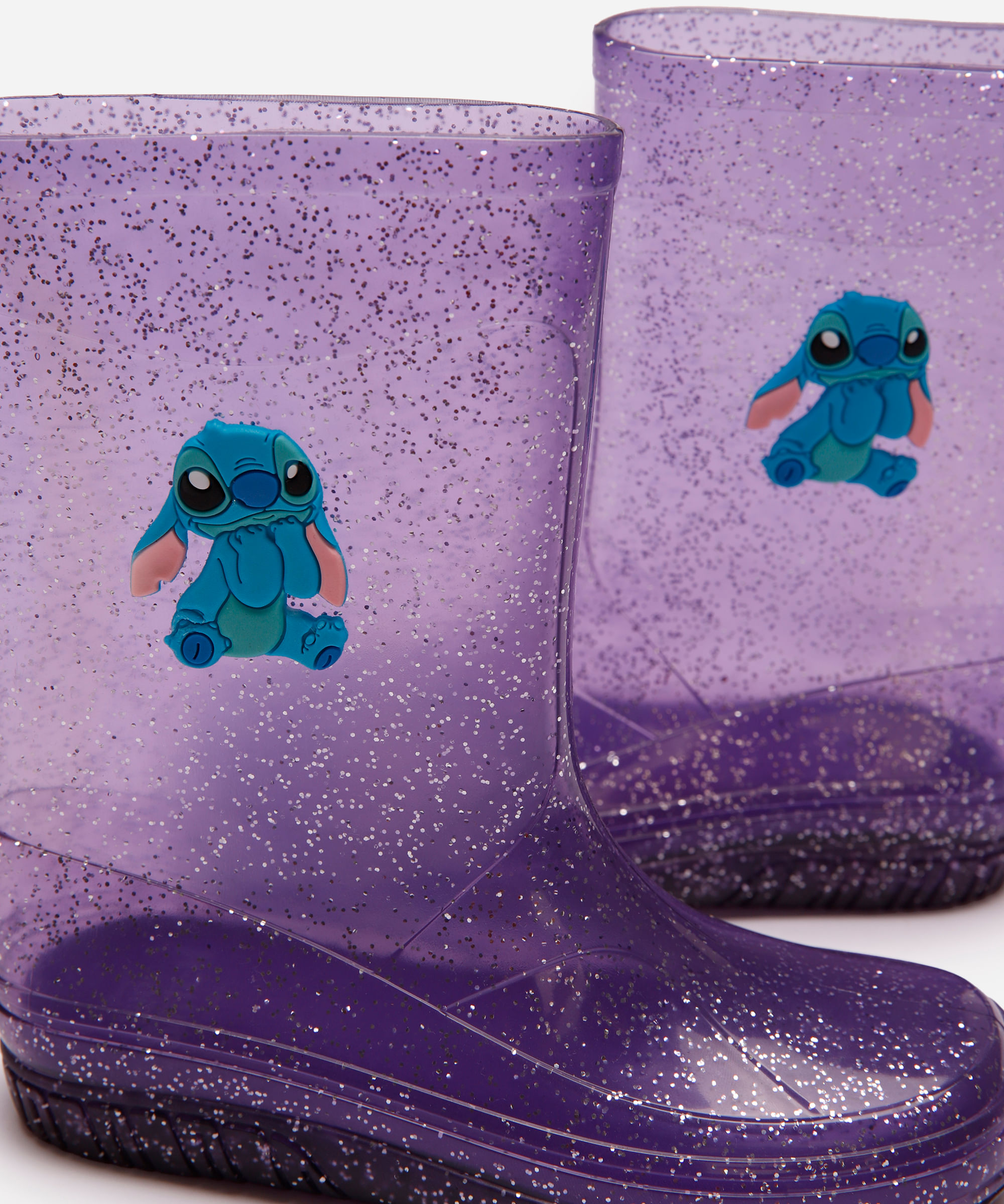 galocha infantil stitch lilás