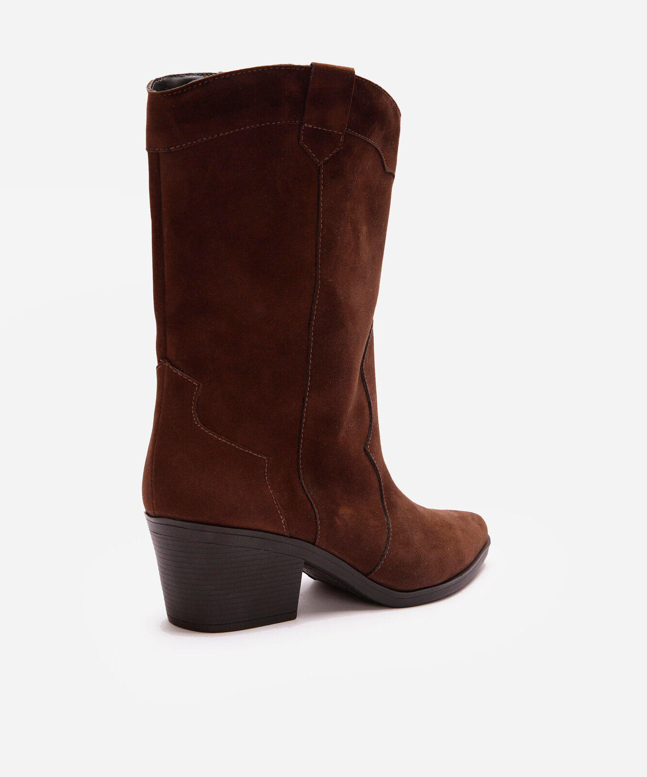 bota western de camurça oneself marrom