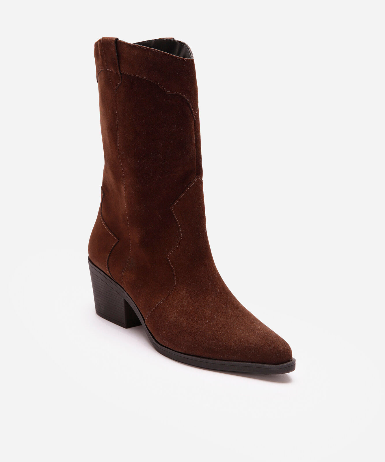 bota western de camurça oneself marrom