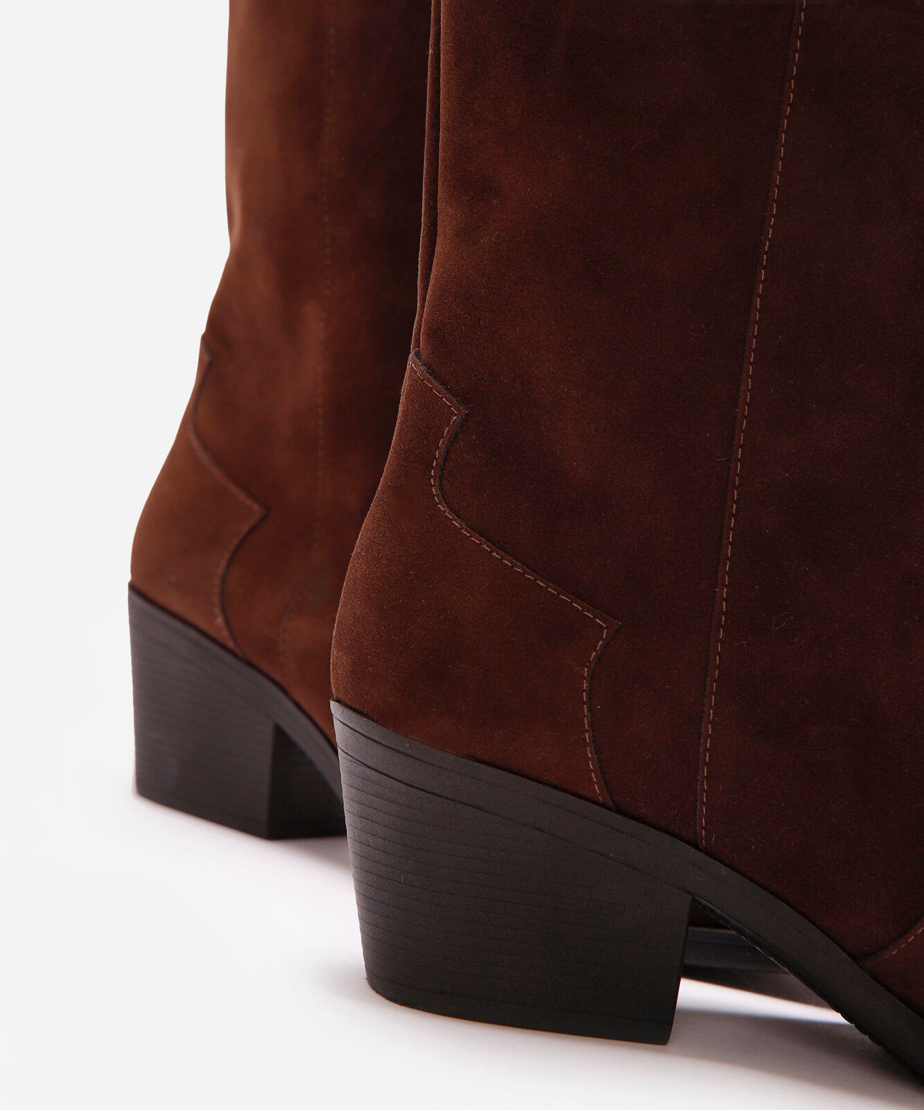 bota western de camurça oneself marrom