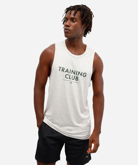 regata masculina esportiva de viscose training club cinza