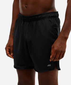 bermuda masculina esportiva ace texturizada preta