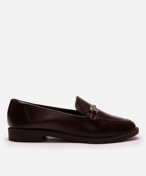 mocassim com bridão oneself marrom