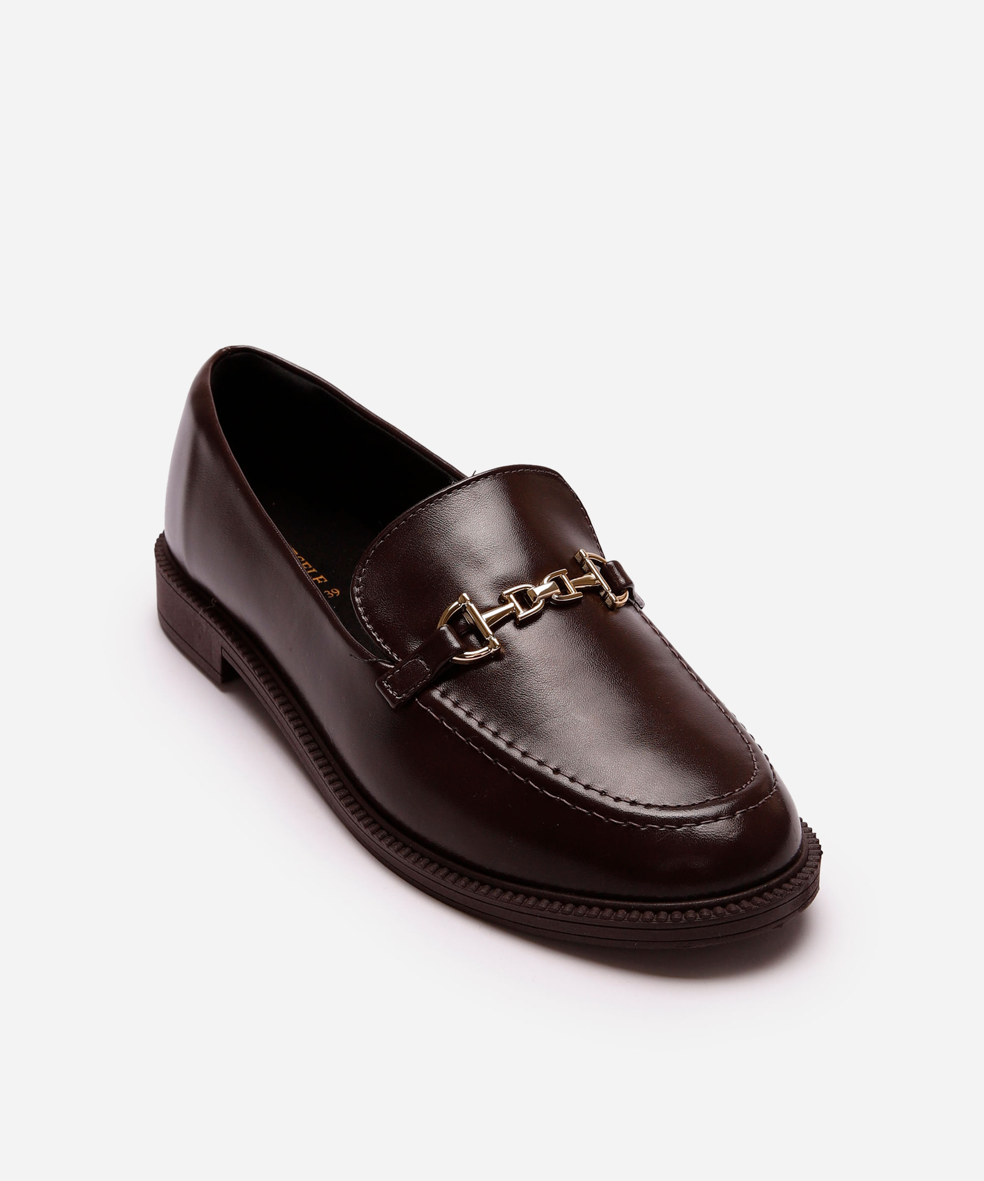 mocassim com bridão oneself marrom