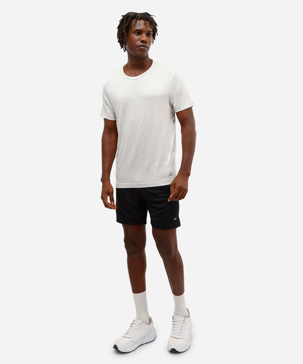 camiseta masculina esportiva ace de viscose athletic club cinza