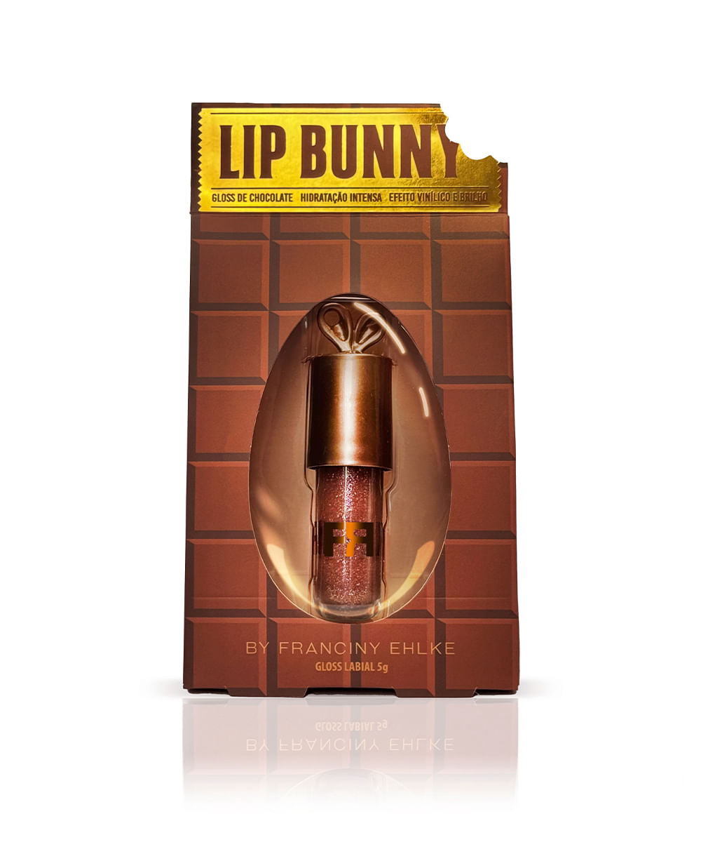 lip bunny gloss labial chocolate marrom fran by franciny ehlke