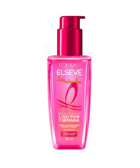 sérum capilar liso dos sonhos leave in elseve lóreal paris 100ml