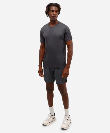 bermuda esportiva masculina texturizada verde
